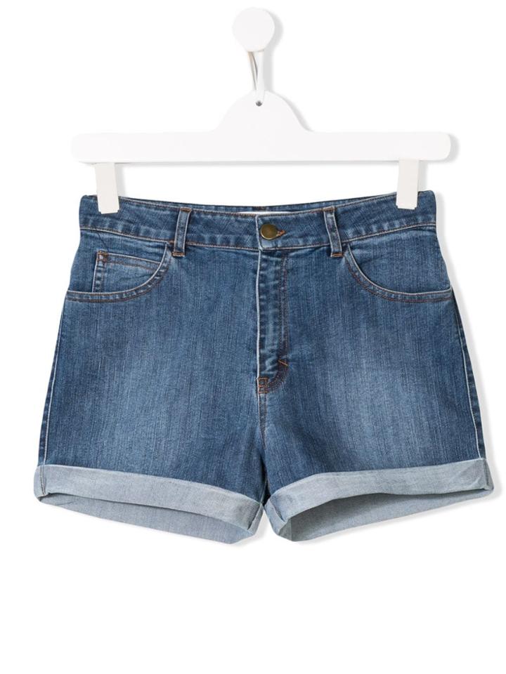 Philosophy Di Lorenzo Serafini Kids Team Santa Shorts - Blue