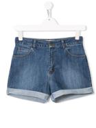 Philosophy Di Lorenzo Serafini Kids Team Santa Shorts - Blue