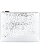 Givenchy Star Embossed Pouch - Grey