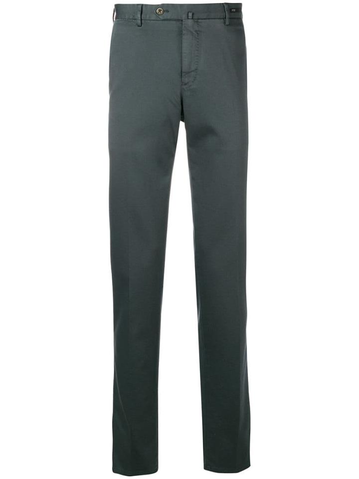 Pt01 Straight-leg Chinos - Grey