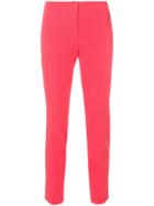 Cambio Slim-fit Trousers - Pink & Purple