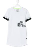 Vingino - Denim Dept T-shirt - Kids - Cotton - 16 Yrs, White