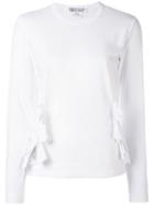 Comme Des Garçons Comme Des Garçons - Ruffled Detail Blouse - Women - Cotton - L, Women's, White, Cotton