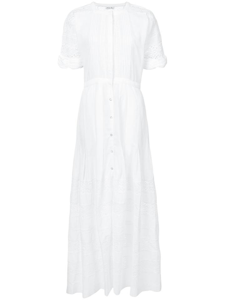 Love Shack Fancy Edie Lace Maxi Dress - White