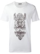 Pierre Balmain Animals Tribal T-shirt, Men's, Size: Xl, White, Cotton