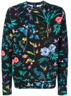 Ps By Paul Smith - Floral Print Sweatshirt - Men - Cotton - S, Blue, Cotton