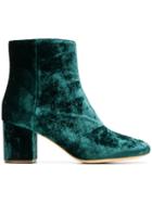 Twin-set Block Heel Ankle Boots - Green