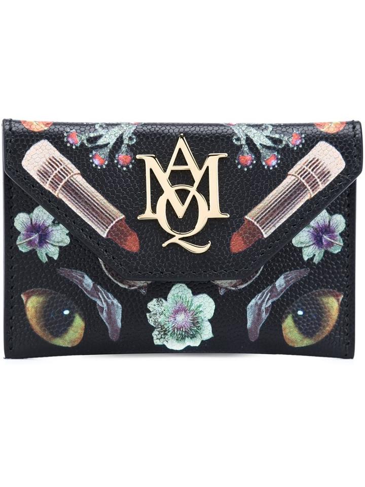 Alexander Mcqueen 'obsession' Print Cardholer