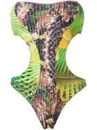 Lygia & Nanny Cut Out Detail Swimsuit - Multicolour