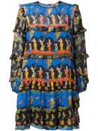 No21 Dance Print Shift Dress, Women's, Size: 40, Viscose