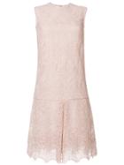 Ermanno Scervino Embroidered Dress - Pink & Purple