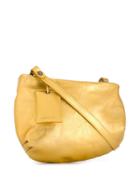 Marsèll Embossed Logo Crossbody Bag - Gold