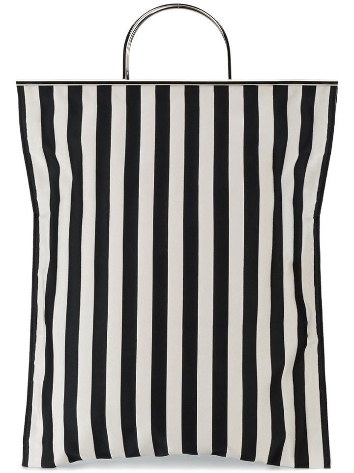 Marques'almeida Stripe Print Tote - Black