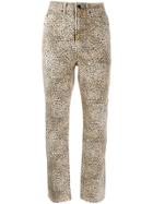 Alexander Wang Cheetah Print Trousers - Neutrals