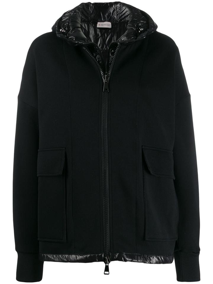 Moncler Zipped Double-layered Jacket - Black