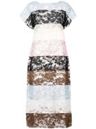 Ports 1961 Sheer Lace Dress - Black
