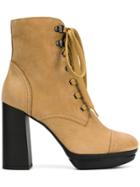 Hogan High Ankle Boots - Nude & Neutrals