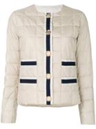 Fay Short Quilted Jacket - Nude & Neutrals