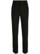 Oscar De La Renta Concealed Front Fastening Trousers - Black