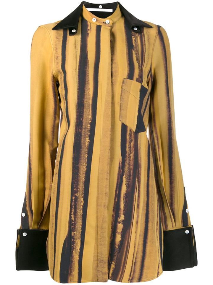 Peter Do Striped Shirt - Yellow