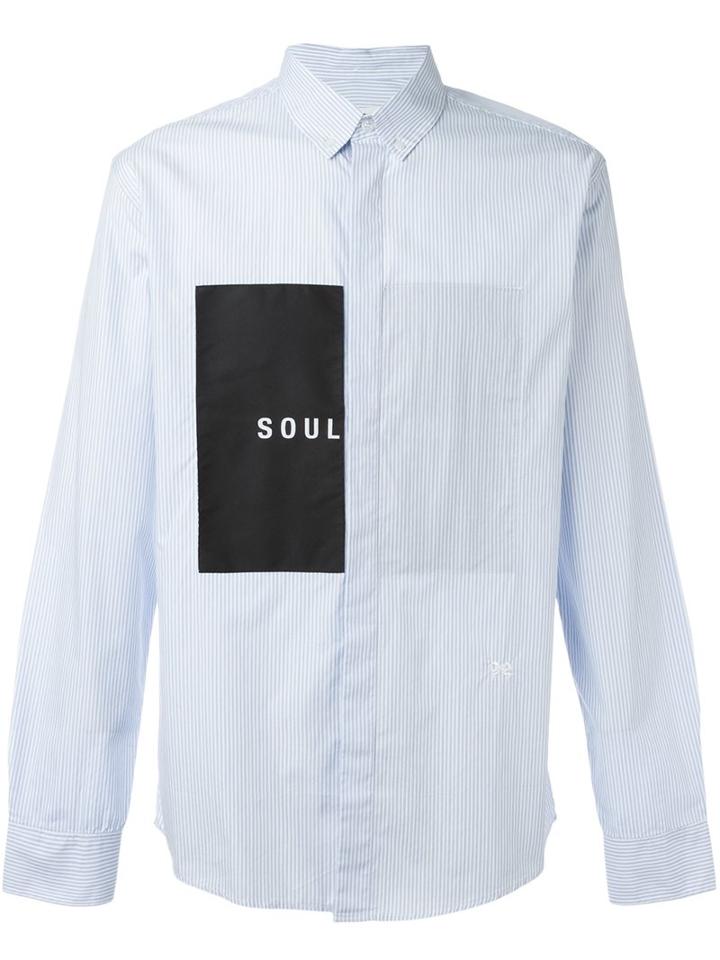 Soulland 'neatherall' Shirt, Men's, Size: Large, Blue, Cotton