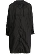 08sircus Unstructured Raincoat - Black
