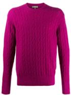 N.peal The Thames Cable-knit Jumper - Pink