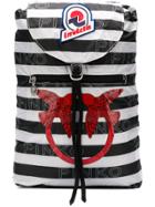 Pinko Mini Sac In Love Backpack - White