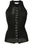 Beau Souci - Exposed Tank Top - Women - Cashmere - S, Black, Cashmere