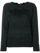 Marc Jacobs Fringed Sweatshirt - Black