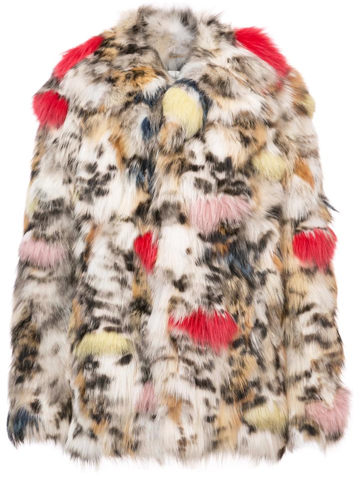 Saint Laurent Oversized Patterned Jacket - Nude & Neutrals