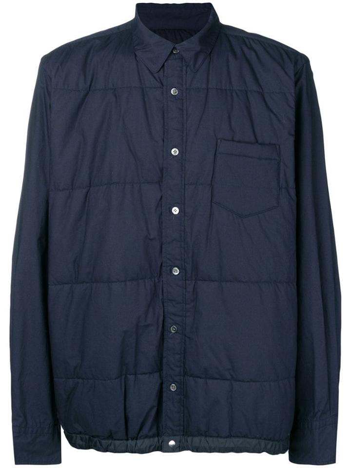 Sacai Zipped Fitted Jacket - Blue