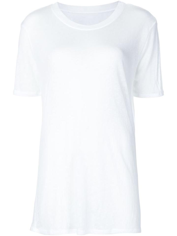 Rta Long T-shirt, Women's, Size: Medium, White, Polyester/cotton/rayon