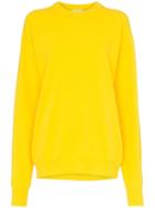 Calvin Klein Jeans Est. 1978 Logo Bio Print Sweater - Yellow