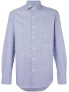 Canali Patterned Shirt - Blue