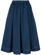 Fay Midi Full Skirt - Blue