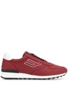 Bally Side Logo Sneakers - Red