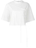Irene - Spangle Pocket Tee Blouse - Women - Cotton - 36, White, Cotton