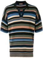 Nuur Striped Short Sleeve Sweater - Multicolour