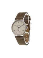 Nomos 'ludwig' Analog Watch, Brown