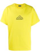 Rassvet Logo Print T-shirt - Yellow