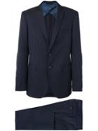 Tonello Two Piece Suit, Men's, Size: 54, Blue, Wool/silk/cotton