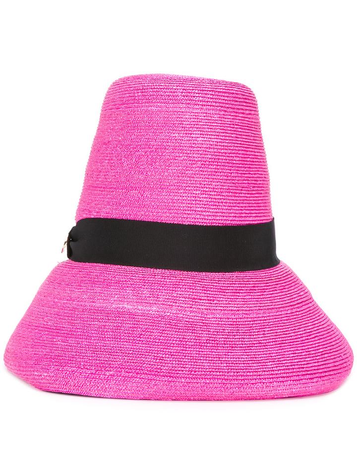 Dsquared2 Bucket Hat, Women's, Pink/purple, Straw