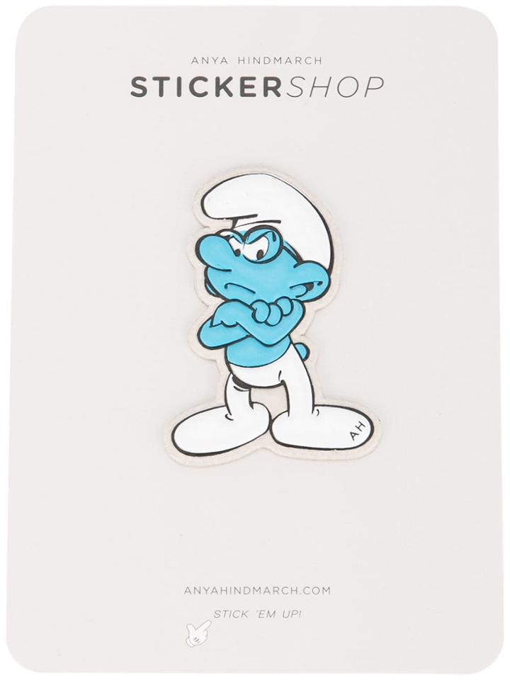 Anya Hindmarch Brainy Smurf Sticker - Multicolour