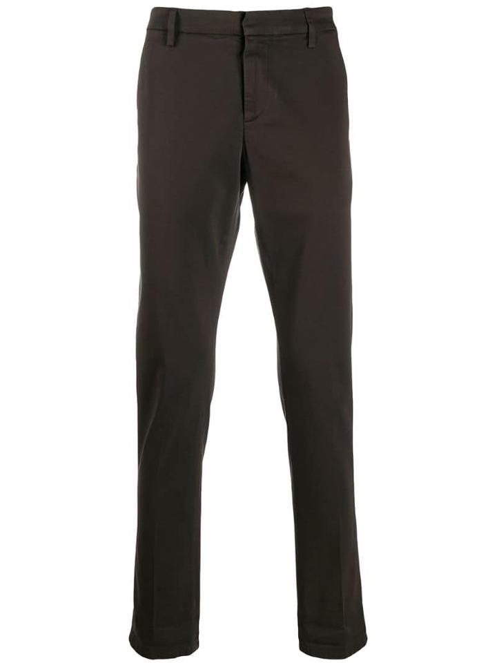 Dondup Slim-fit Gaubert Trousers - Brown