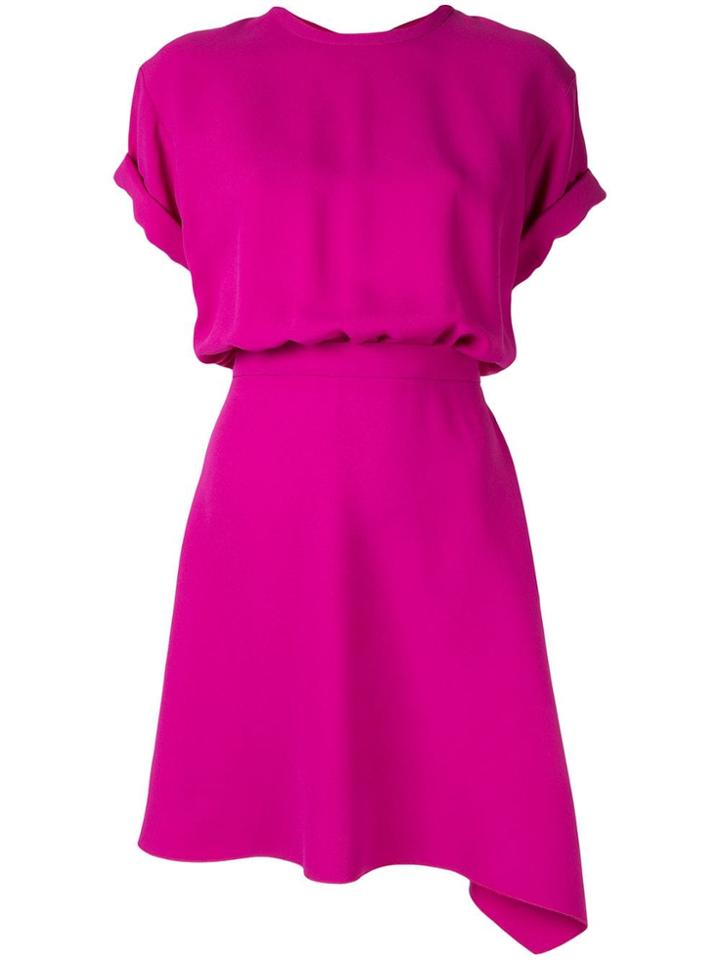Nº21 Asymmetrical Short Dress - Purple
