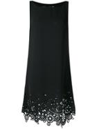 Love Moschino Embroidered Shift Dress - Black