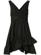 Goen.j Ruffle-trim Mini Dress - Black