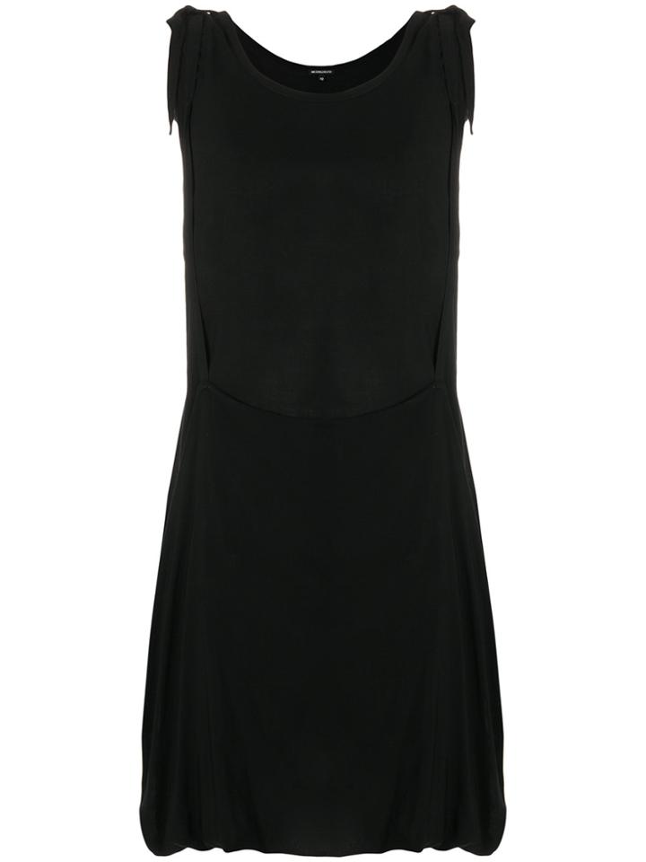 Ann Demeulemeester Asymmetric Draped Dress - Black