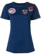Mr & Mrs Italy Front Patches T-shirt - Blue